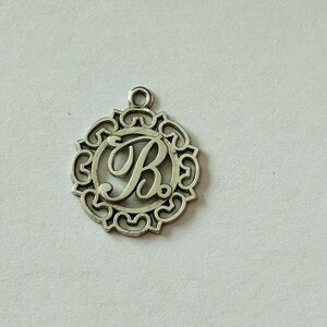Vintage Sterling Silver “B” Charm